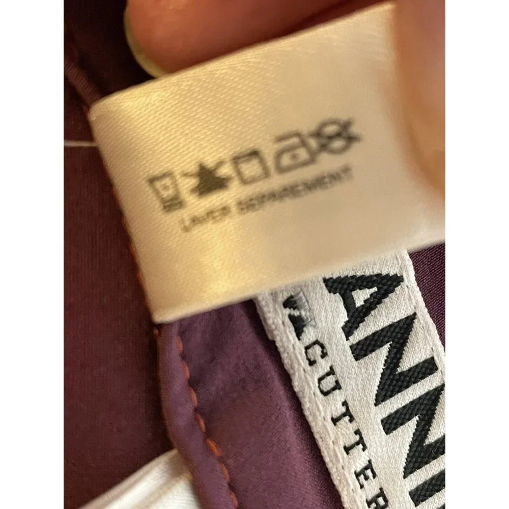 Cutter & Buck Annika Women’s Golf Skort Size 10 Orange & Maroon Lightweight - Picture 8 of 12